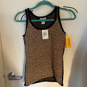 GOLD SHIMMER TANK TOP